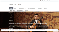 Desktop Screenshot of hugoacostaguitar.com